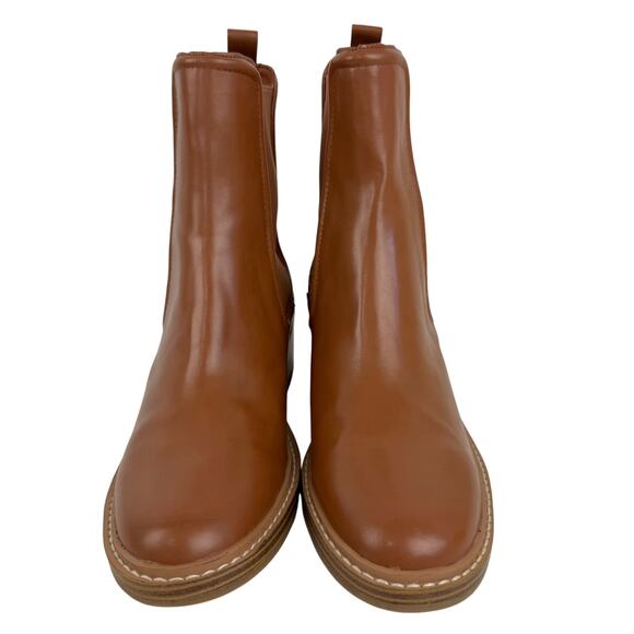 STEVEN NEW YORK CABELL CHELSEA PULL ON BOOTS IN TAN NWOB WOMEN'S SIZE 8.5M - Picture 2 of 12